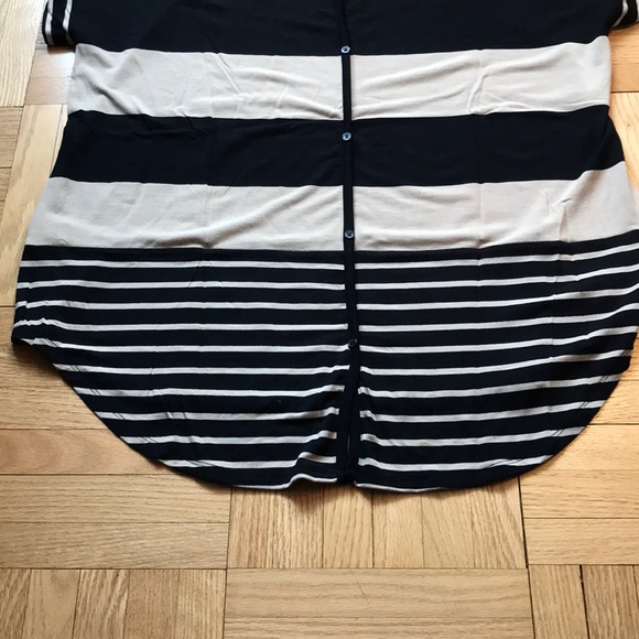 NWT Cable and Gauge Striped Jersey Top XL - Picture 7 of 8